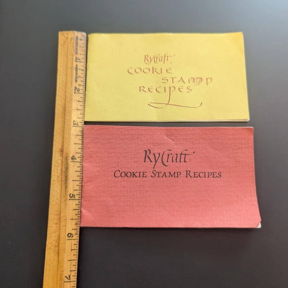 Green Rycraft Cookie Stamps Recipe Book Scandinavian Vintage 1980, 1985